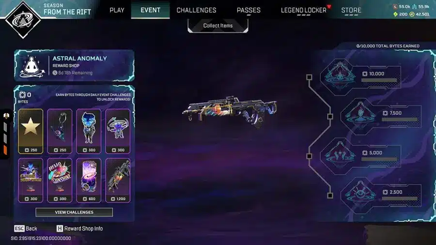 Apex Legends Anomalia Astrale evento dettagli ricompense e skin