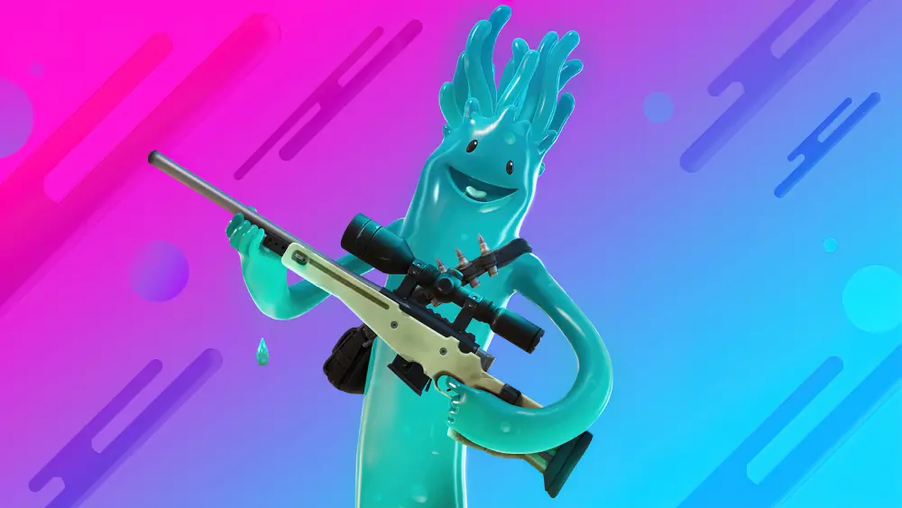 Costume Jelatyn in regalo riscattando una Card V-Buck di Fortnite