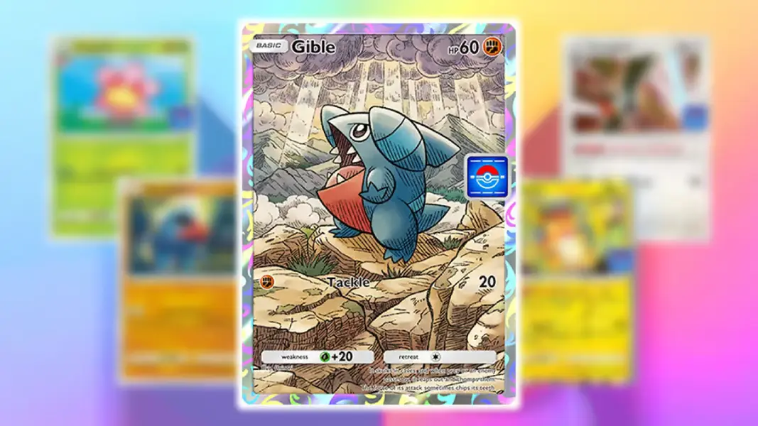 GCC Pokémon Pocket Pokémon TCG Pocket Evento Gible Full Art Promo Pack Serie A Vol. 5 Come ottenere Gible Full Art Come partecipare all'evento di Gible