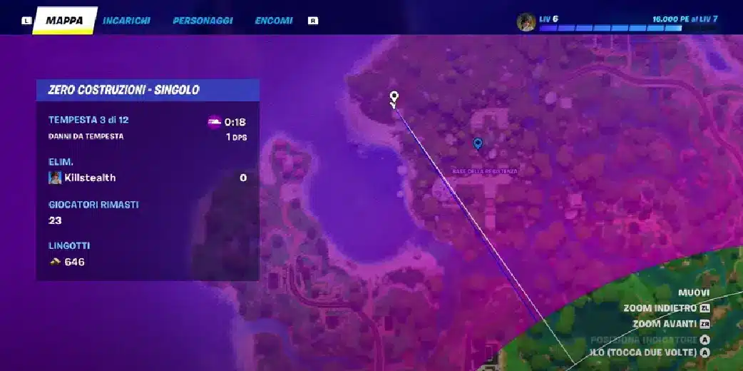 Distruggi strutture con i cannoni dell'ala X in Fortnite mappa e location