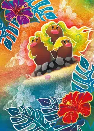Pokémon TCG Pocket GCC Pokémoon Pocket Missioni Segrete di Crisi Ultradimensionale Emblema Dugtrio di Alola