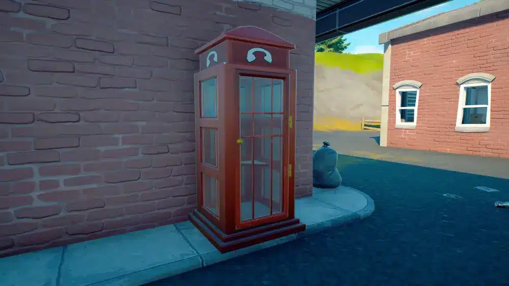 Usa una cabina telefonica per indossare un travestimento fortnite incarico