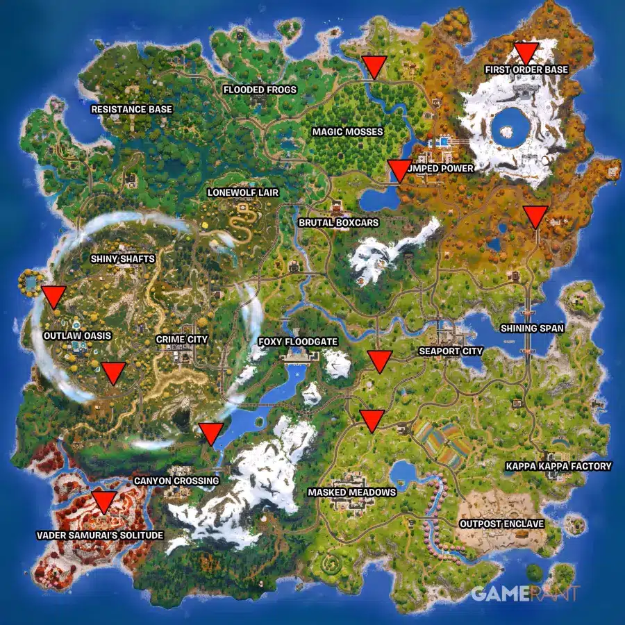 Usa una cabina telefonica per indossare un travestimento fortnite mappa location