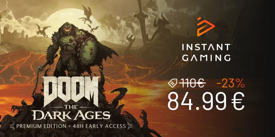 Doom The Dark Ages in sconto su Instant Gaming