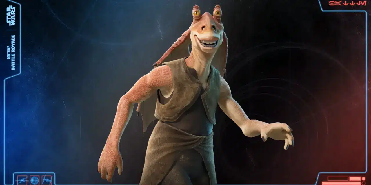Skin di Jar Jar Binks su Fortnite