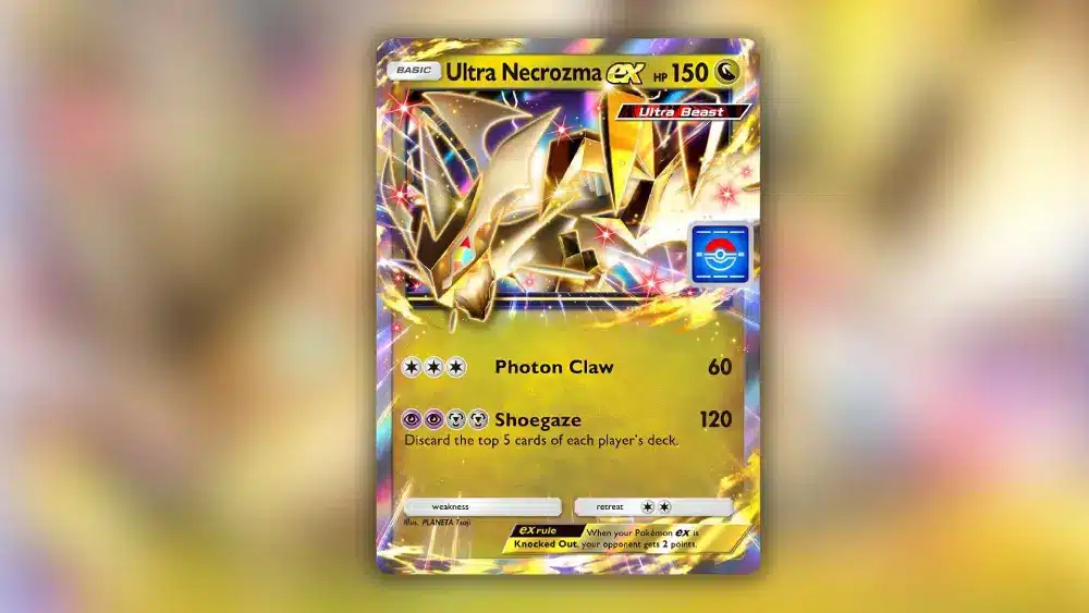 Evento Bonus Ultracreatura Evento UltraNecrozma EX Pokémon TCG Pocket GCC Pokèmon Pocket Deck UltraNecrozma