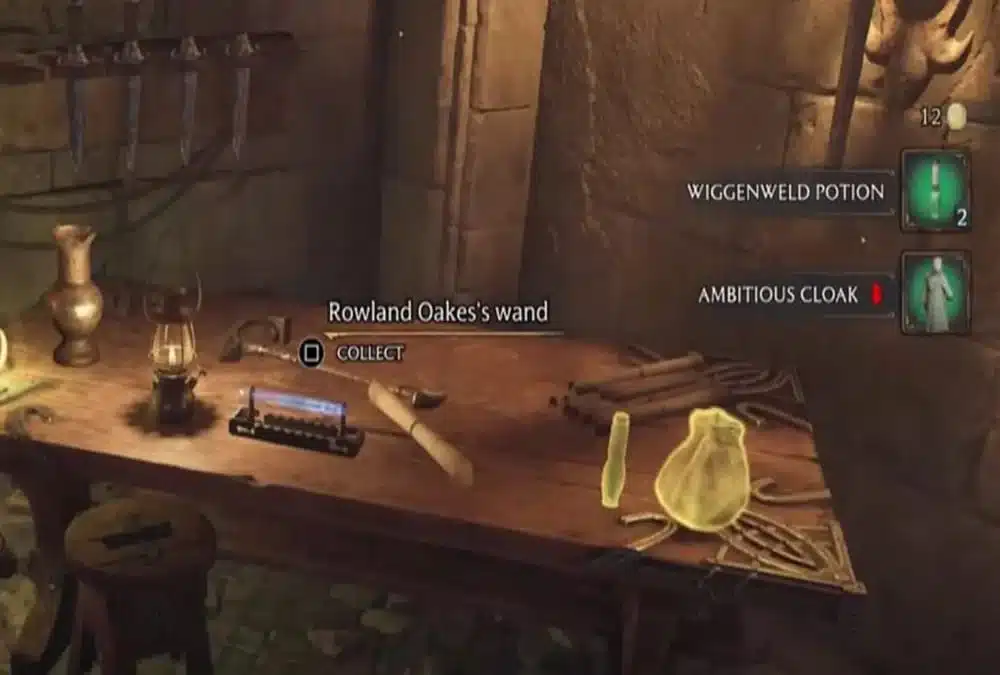 Bacchetta di Rowland Oakes in Hogwarts Legacy
