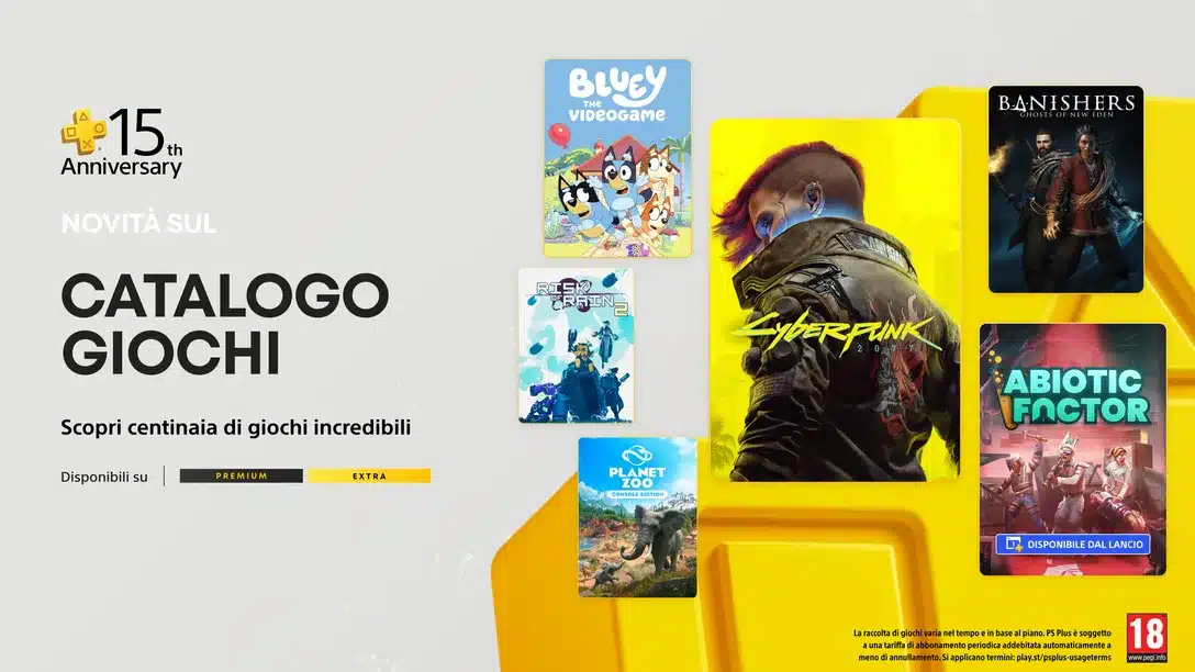 Giochi PS Plus Extra e Premium di luglio 2025