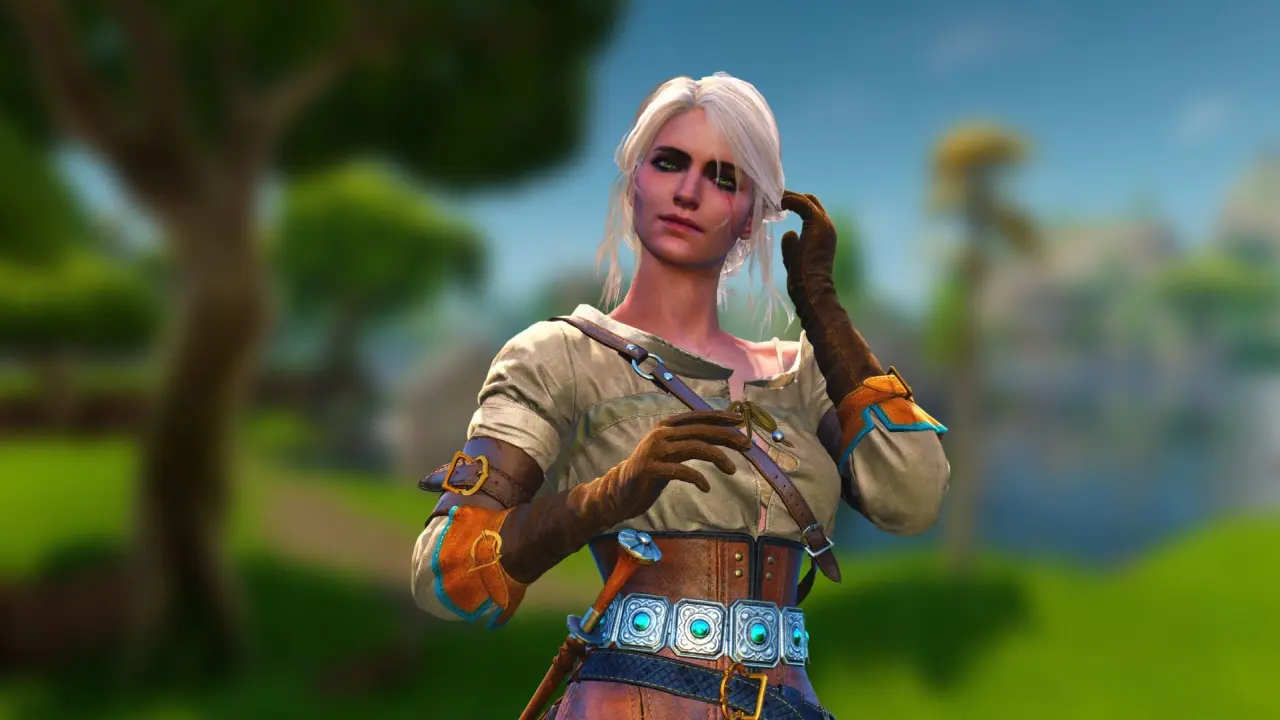 Skin di The Witcher in Fortnite