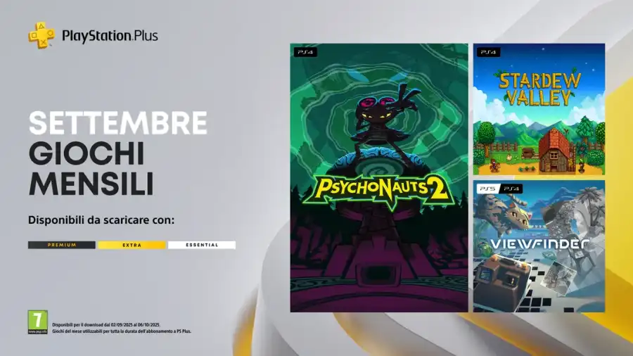 giochi ps plus essential settembre 2025