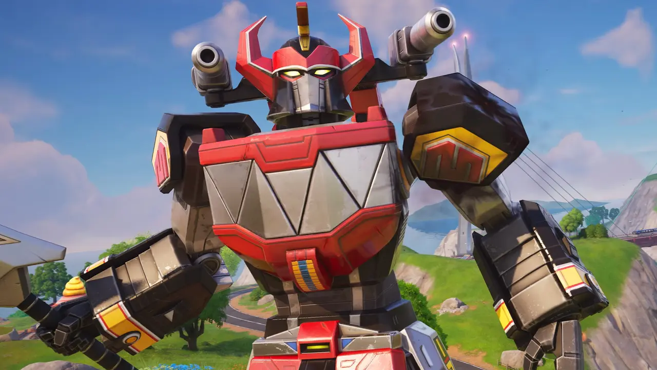 La skin di Megazord in Fortnite