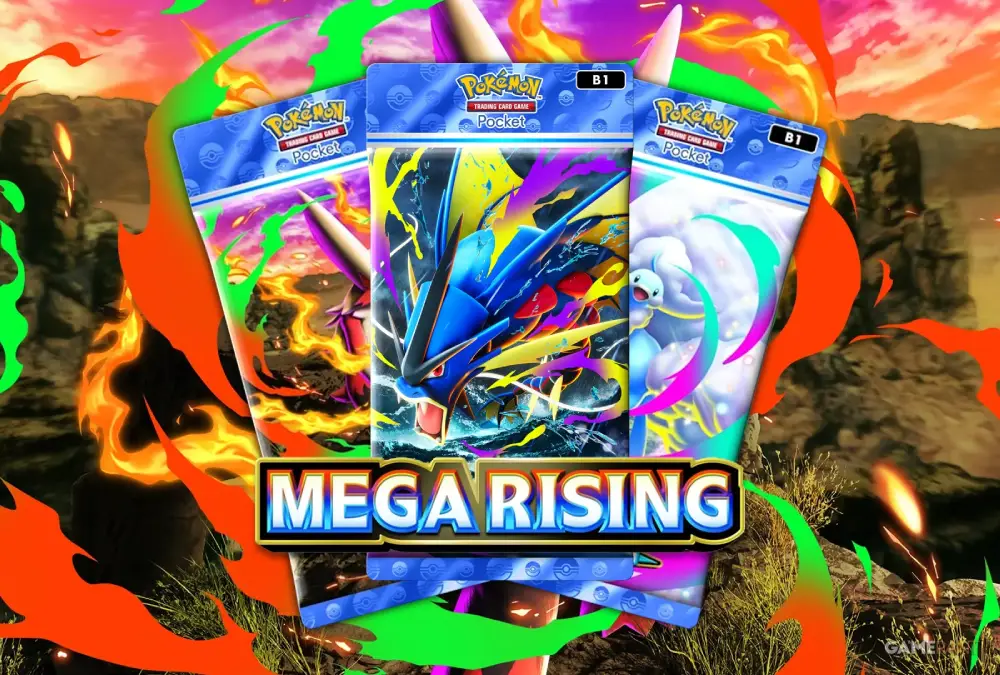 Carte di Mega Ascesa , Mega Rising Card List, Pokémon TCG Pocket, GCC Pokémon Pocket, Mega Blaziken Pack, Mega Gyarados Pack, Mega Altaria Pack