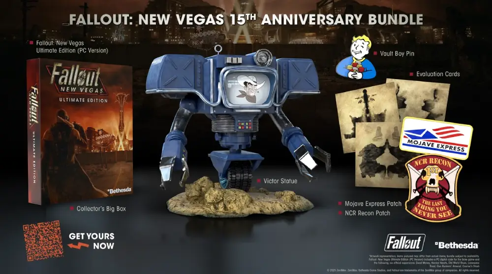 Fallout New Vegas 15th anniversary bundle