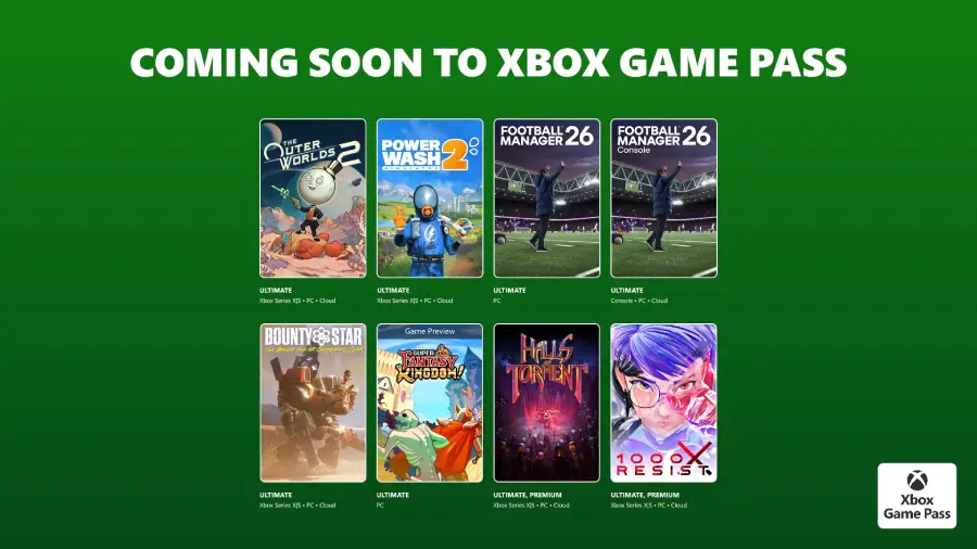 Game Pass ottobre 2025
