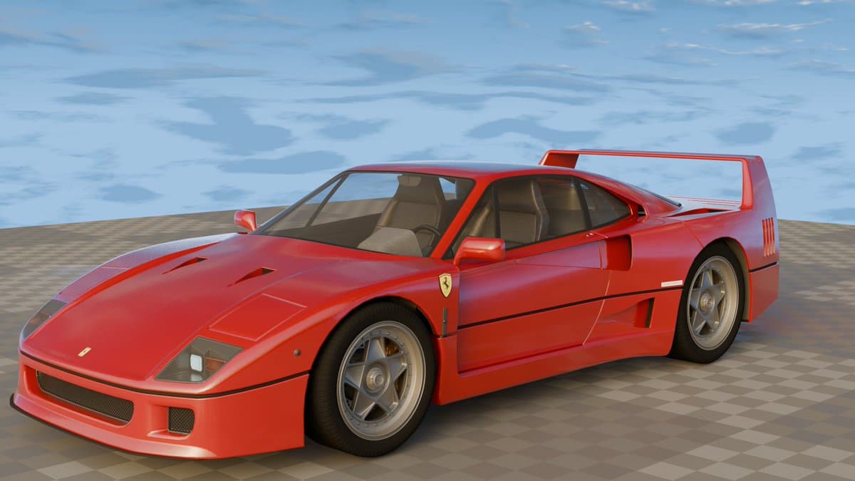 La Ferrari F40 in Fortnite