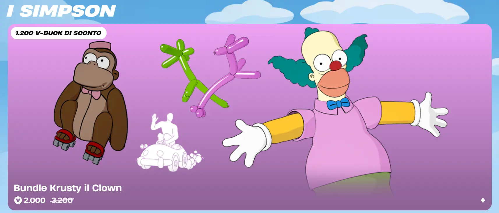 Krusty the Clown in Fortnite