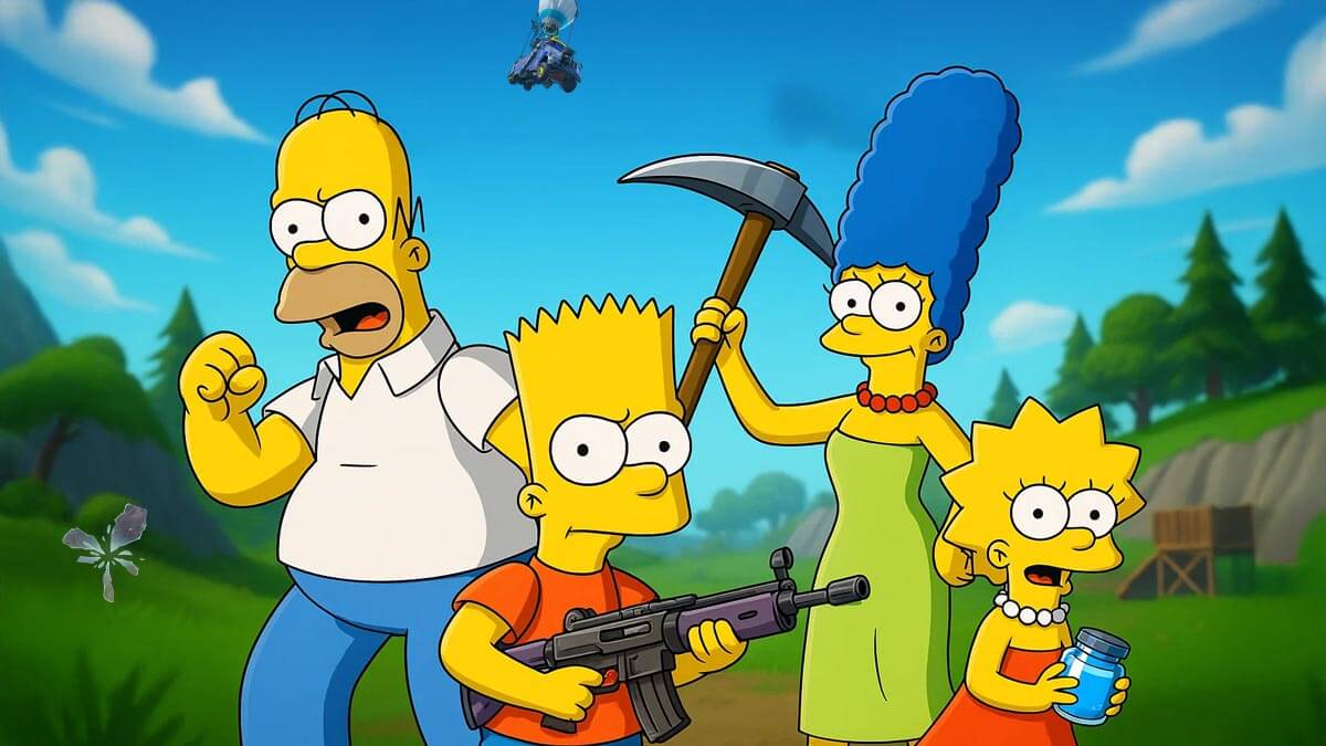 Skin dei Simpson su Fortnite