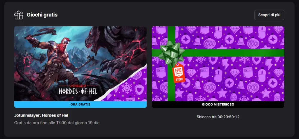 Il gioco misterioso del 18 dicembre 2025