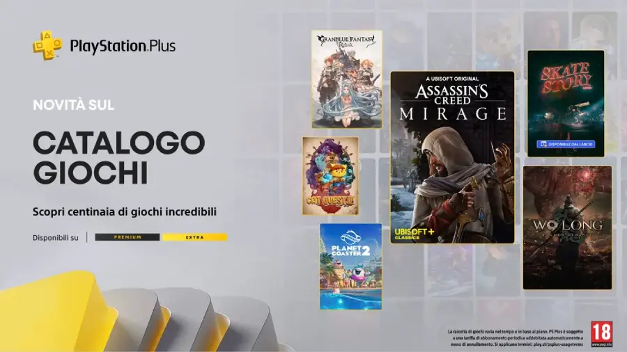 PlayStation Plus dicembre 2025 Extra Premium Sony
