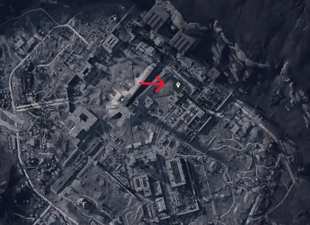 La location dell'edificio per la missione Decifrare i Dati di ARC Raiders