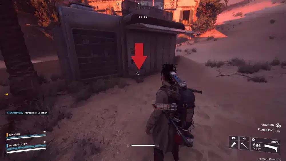 Location batteria missione Nascondiglio di Comunicazione