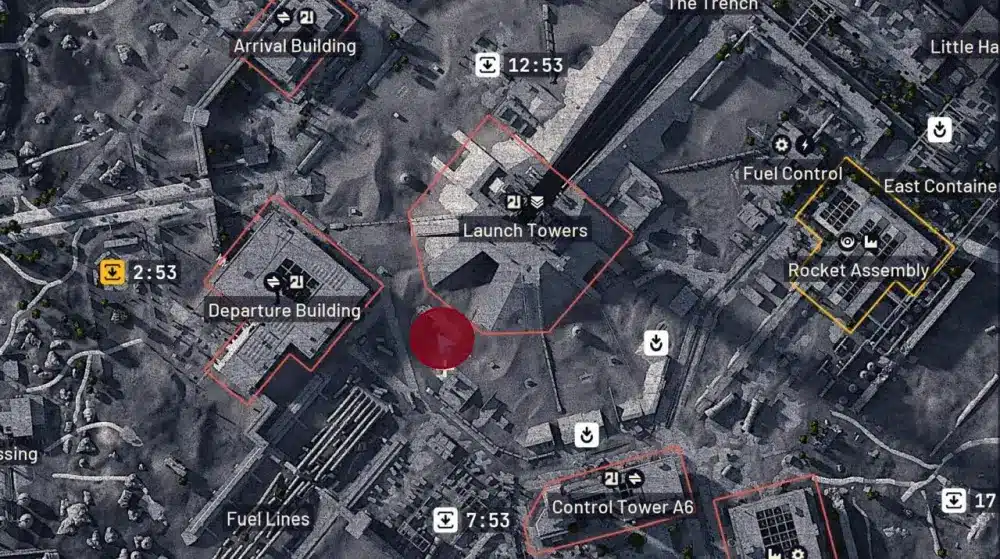 Location della missione Cambio di Carico in ARC Raiders