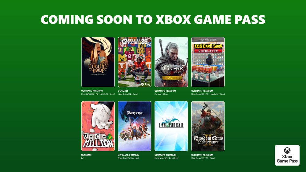 Giochi Xbox Game Pass di fine febbraio 2026
