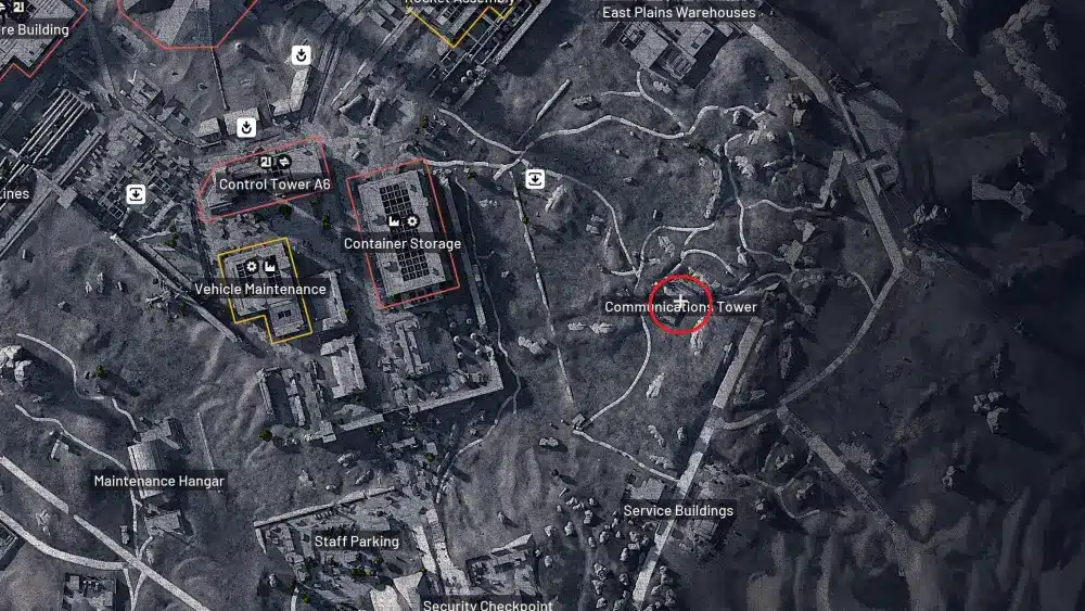 Location missione Occhi al cielo di ARC Raiders