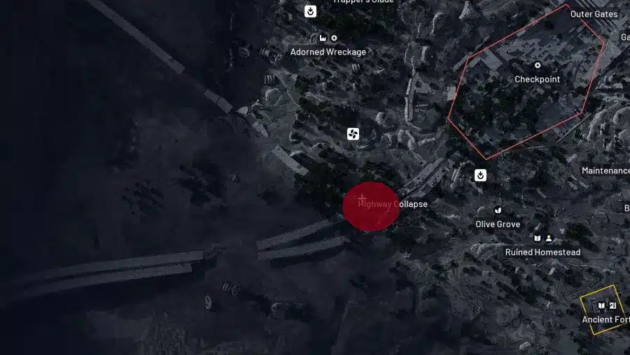 Location dell'autostrada distrutta in ARC Raiders