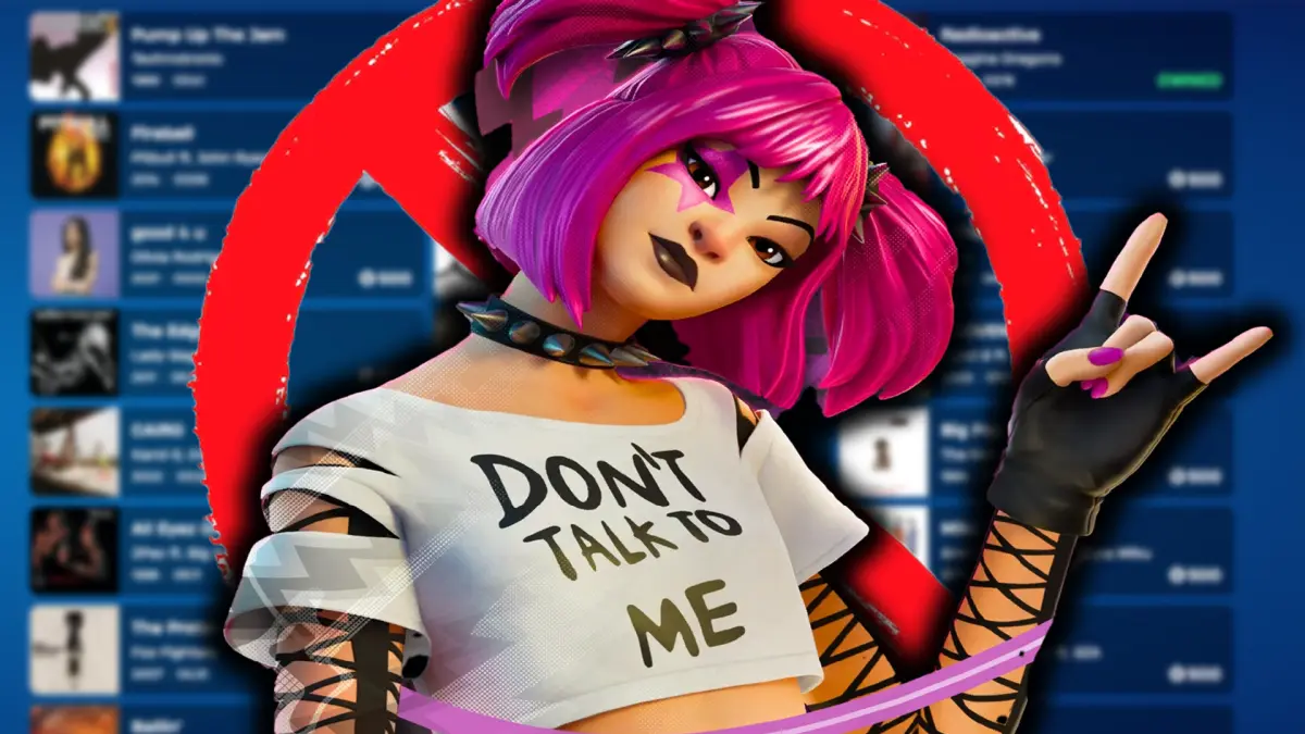 Usa il lettore tracce Jam su Fortnite