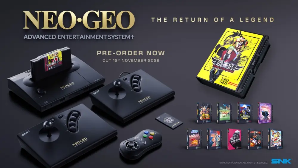 NEOGEO AES+ Anniversary Edition, NEOGEO AES+ Ultimate Edition, SNK, PLAION REPLAI, Neo Geo AES Plus, quando esce NEOGEO AES+,