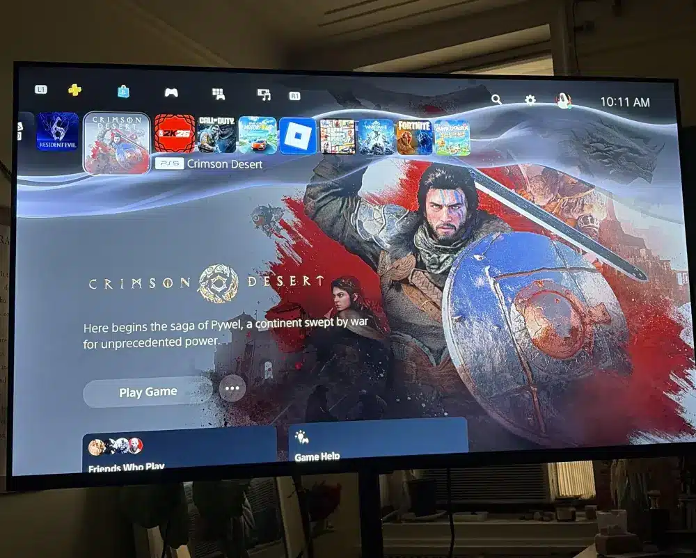 La nuova interfaccia su PlayStation 5