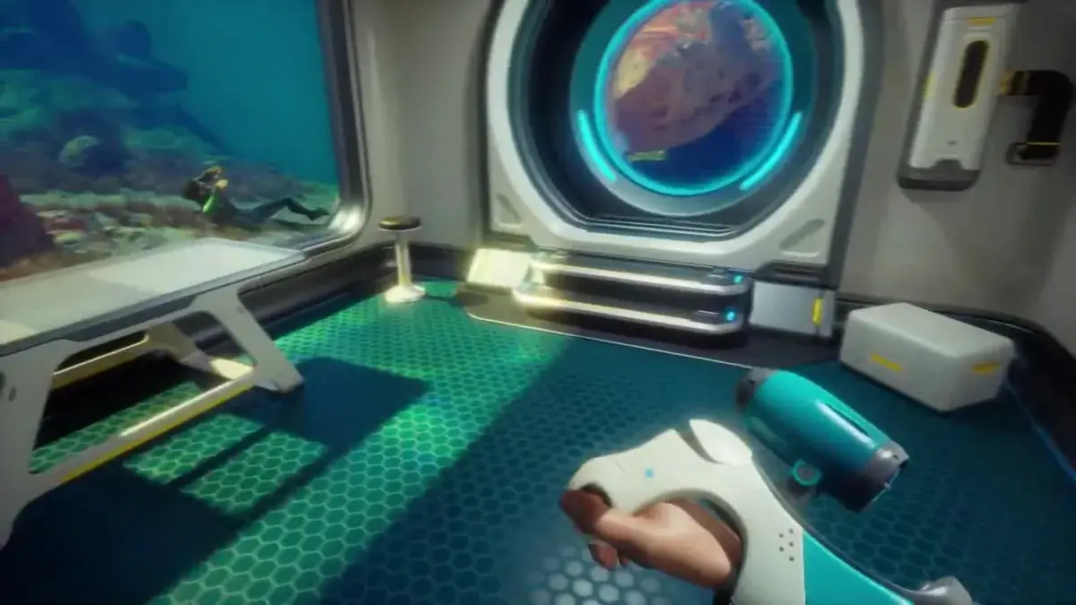 Subnautica 2, Base in Subnautica 2, Costruire una base in Subnautica 2, How To build base in Subnautica 2, Scanner in Subnautica 2, Costruttore di Habitat in Subnautica 2, Guide di Subnautica 2, Unknown Worlds Entertainment