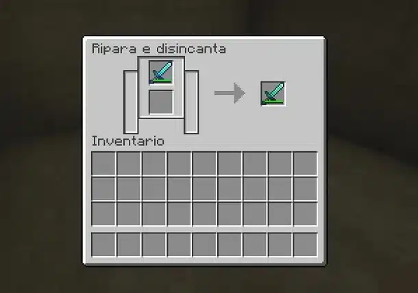 Come togliere incantesimi su Minecraft