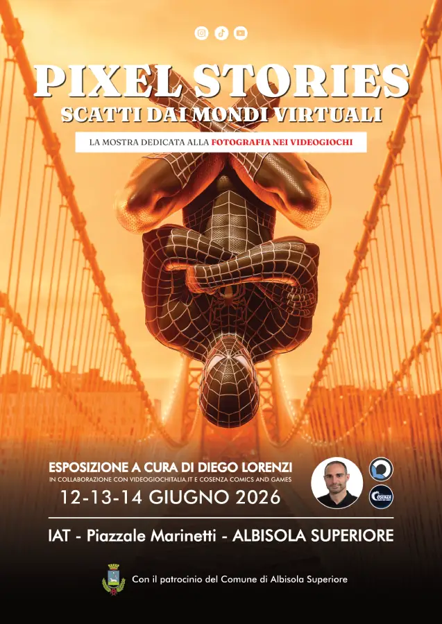 Locandina Pixel Stories albisola liguria savona 2026