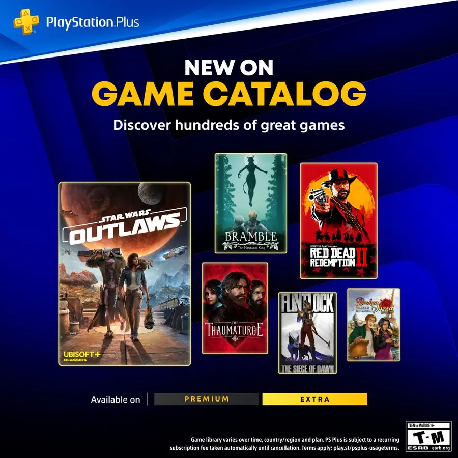Catalogo PS Plus Extra Premium maggio 2026