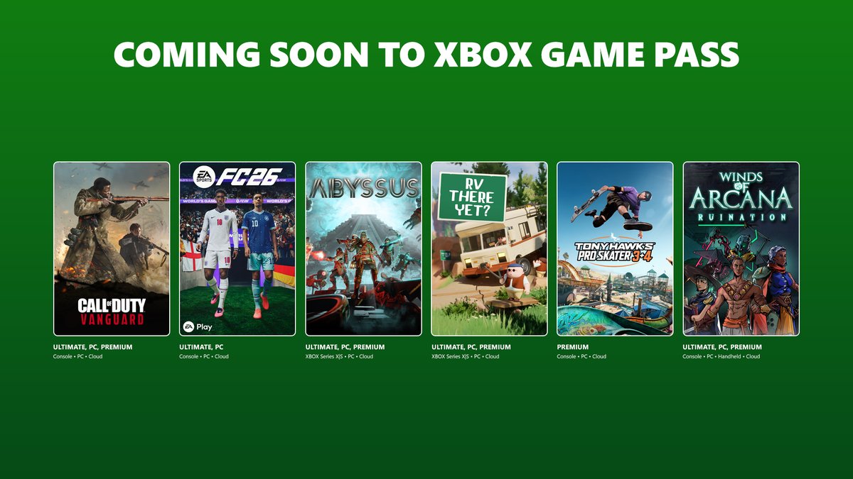 Giochi Xbox Game Pass seconda parte di giugno 2026