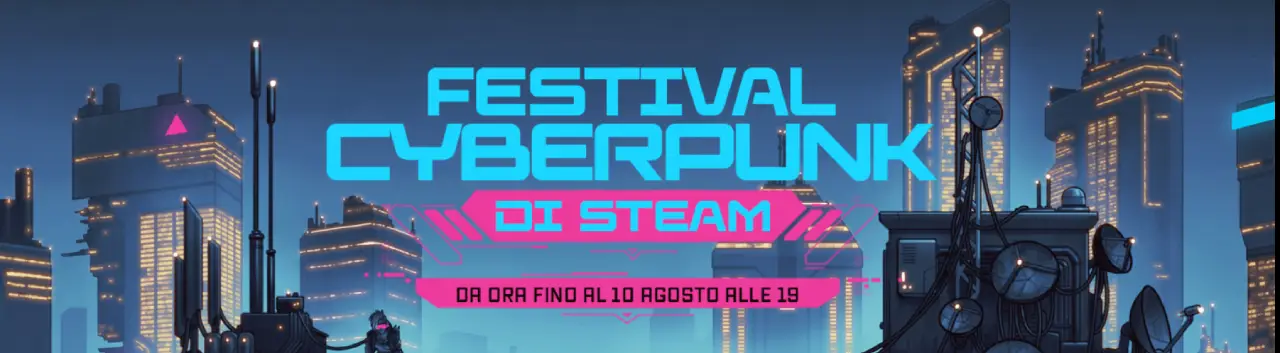 Festival Cyberpunk di Steam 2026, Steam Cyberpunk Fest, Steam, Valve, Sconti Steam, Steam Sconti,